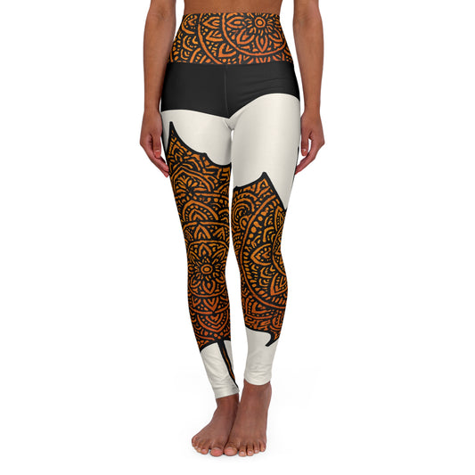 High Waisted Yoga Leggings (AOP)