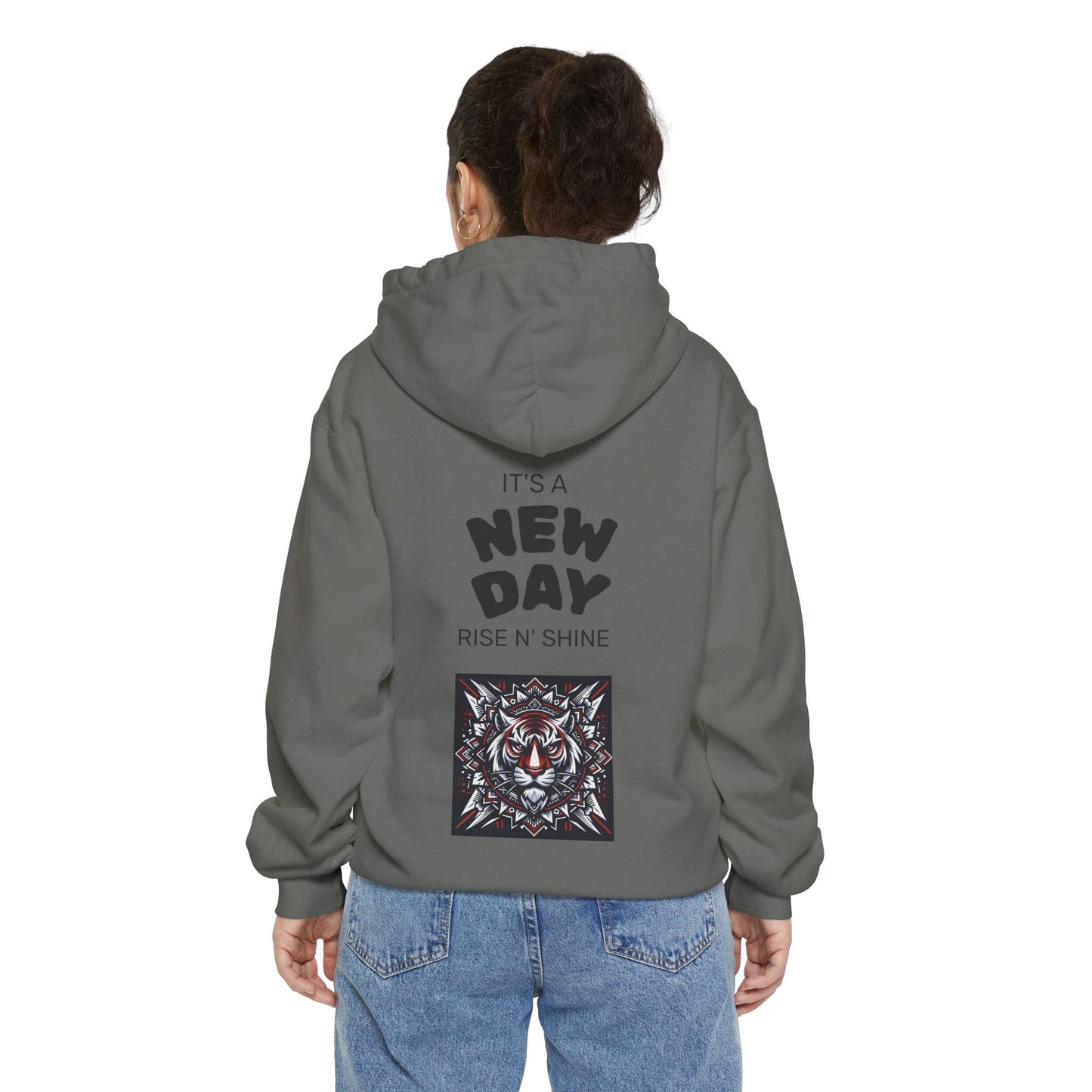 Fearless Tiger Design Hoodie, Cozy Unisex Hoodie, Gift for Him/Her, Stylish Casual Wear, Cool Streetwear