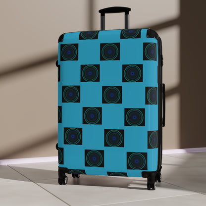 Vibrant Travel Suitcase, Unique Pattern Carry-On, Stylish Luggage for Travelers, Travel Accessories, Gift for Adventurers