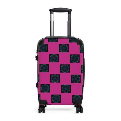 Vibrant Travel Suitcase, Unique Pattern Carry-On, Stylish Luggage for Travelers, Travel Accessories, Gift for Adventurers