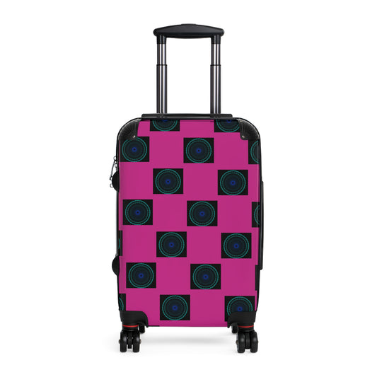 Vibrant Travel Suitcase, Unique Pattern Carry-On, Stylish Luggage for Travelers, Travel Accessories, Gift for Adventurers