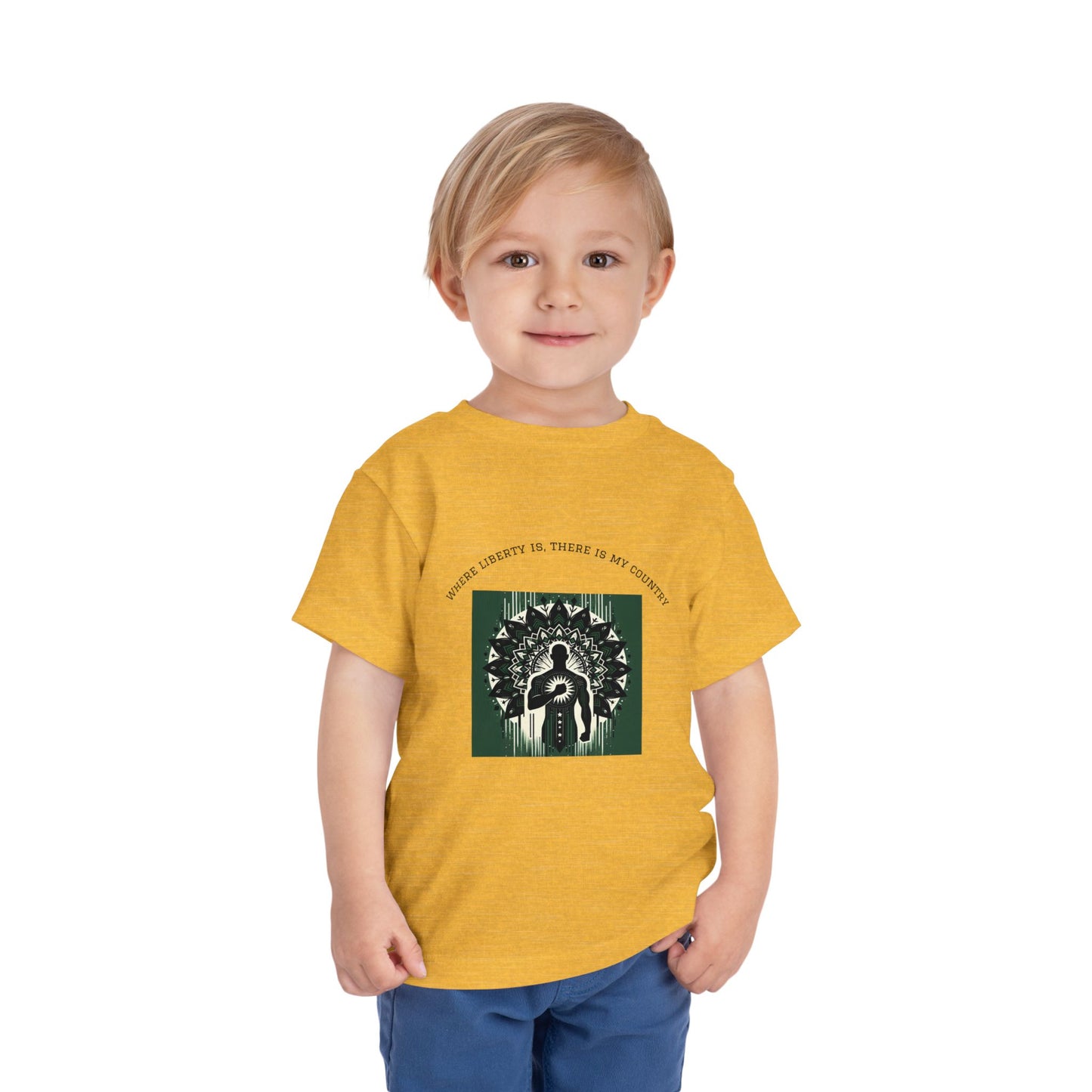 Patriotic Toddler Tee, Cute Kids Patriotic Shirt, Fun 4th of July Gift, Toddler Independence Day Shirt, Citizenship Tee