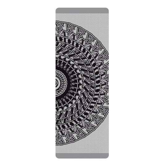 Mandala Pattern Rubber Yoga Mat | Non-Slip Exercise Mat for Yoga and Fitness