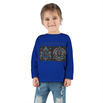 Toddler Long Sleeve Tee, Colorful Graphic Tee, Kids Playwear, Toddler Gift, Birthday Shirt, Baby Shower Gift