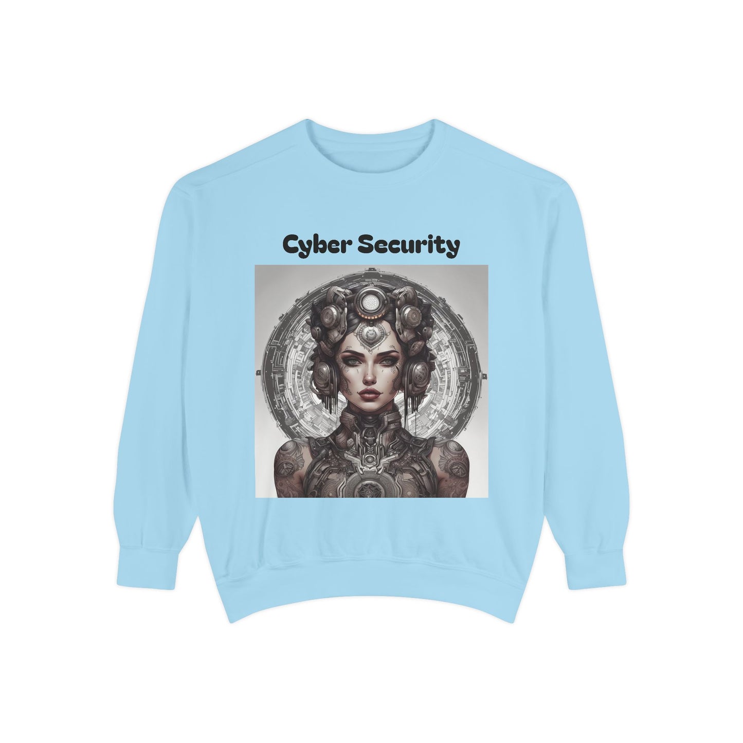 Cybersecurity Mandala Sweatshirt — Cyber Security Mandala Inspired Design