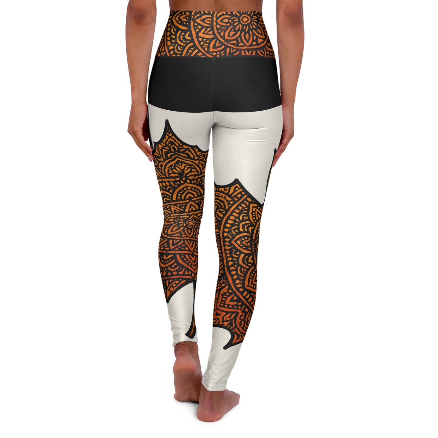 High Waisted Yoga Leggings (AOP)