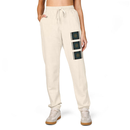 Cozy Garment-Dyed Fleece Sweatpants, Stylish Loungewear, Unisex Activewear, Perfect for Relaxation, Everyday Comfort, Gift Idea