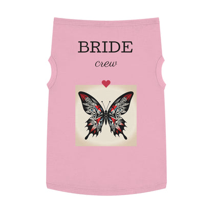 Butterfly Pet Tank Top, Summer Pet Apparel, Cute Dog Shirt, Stylish Cat Tank, Pet Gift for Warm Days, Pet Fashion