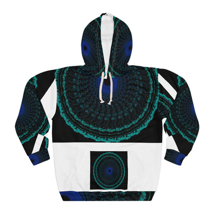 Vibrant Geometric Unisex Pullover Hoodie, Cozy Casual Wear, Unique Gift for Friends, Fashion Statement, Artistic Apparel, Everyday Style