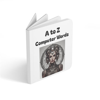 A–Z Cyber Mandala Board Book — Alphabet of Computer & Tech Words