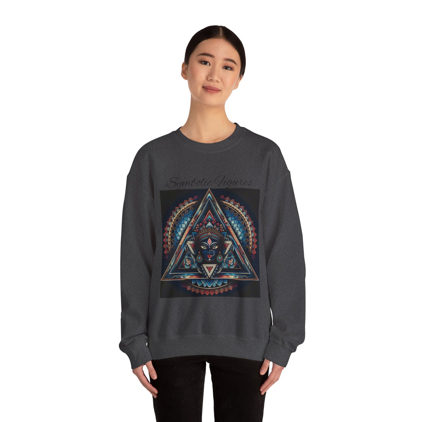 Abstract Art Crewneck Sweatshirt - Boho Style, Unisex Gift, Cozy Fashion, Art Lover Gift, Unique Sweatshirt, Relaxed Aesthetic