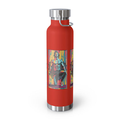 Colorful Insulated Water Bottle - 22oz - Perfect for Fitness, Travel, Hydration, Gifts & Eco-Conscious Living