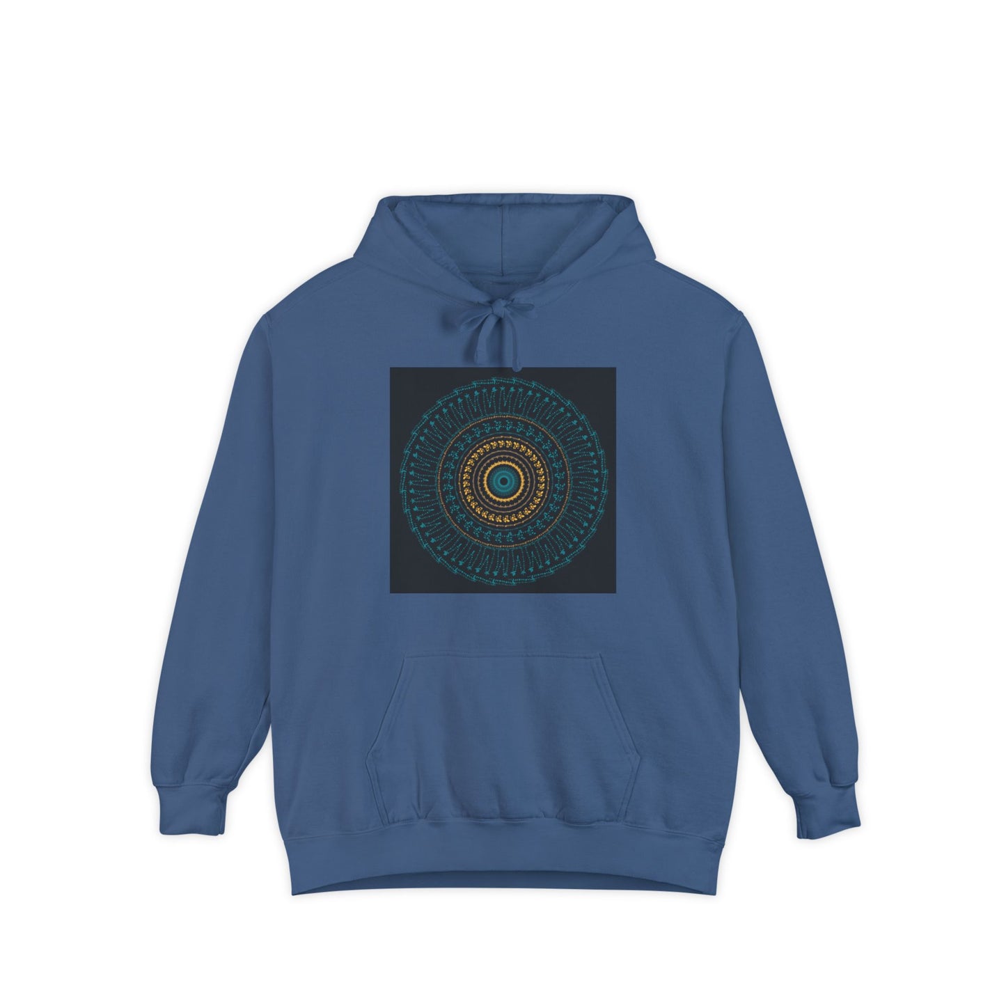 Cosy Unisex Garment-Dyed Hoodie with Unique Red Design | Ideal for Casual Wear, Gift Ideas, Men & Women, Cozy Layering, Fall Fashion