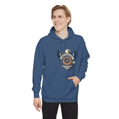 Eagle Vintage Emblem Hoodie — Americana Graphic Pullover