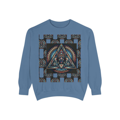 Bohemian Graphic Sweatshirt - Unisex Cozy Fashion, Perfect Gift for Yoga Lovers, Art Enthusiasts, Casual Wear, Festival Apparel