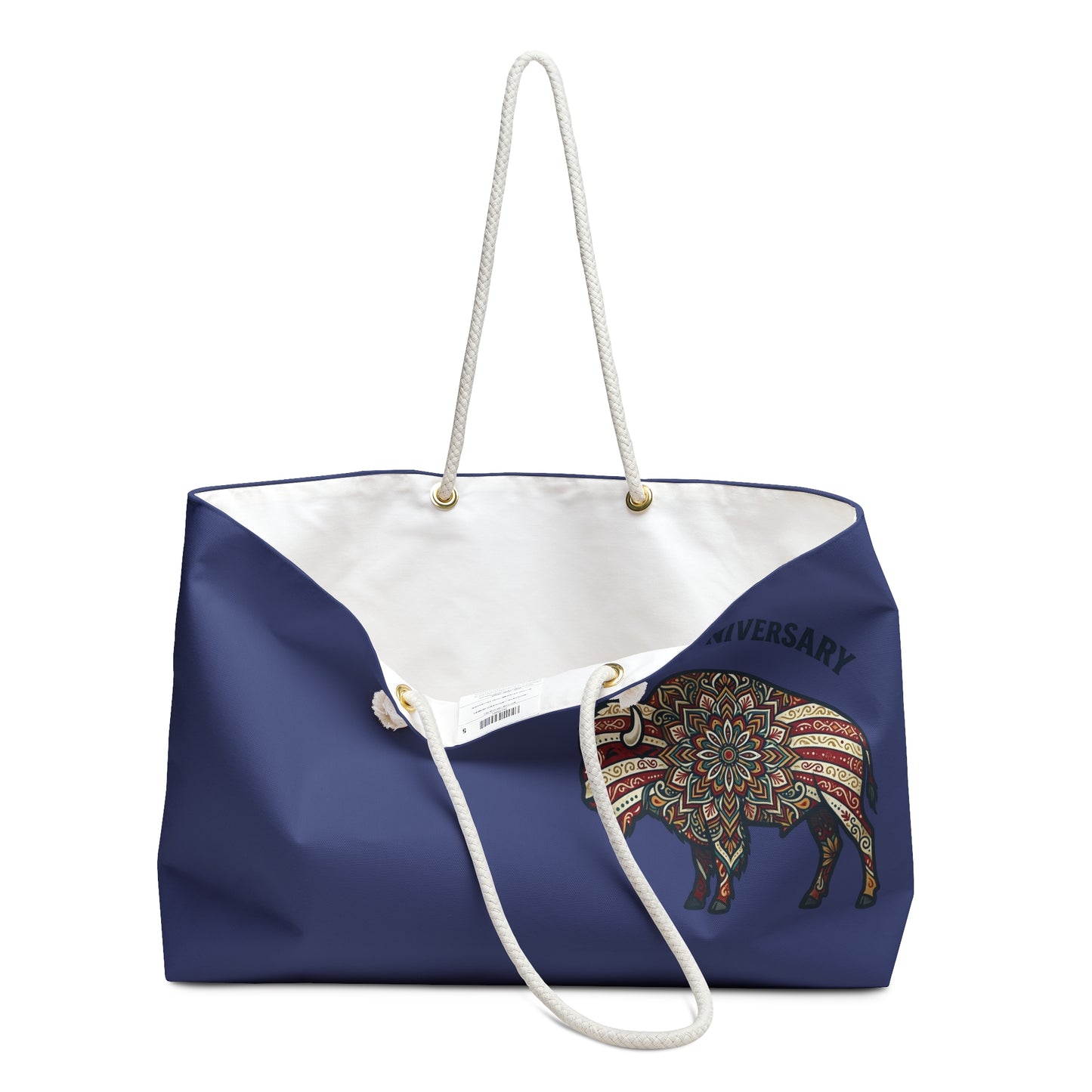 Patriotic Buffalo Weekender Bag — 250th Anniversary Travel Tote