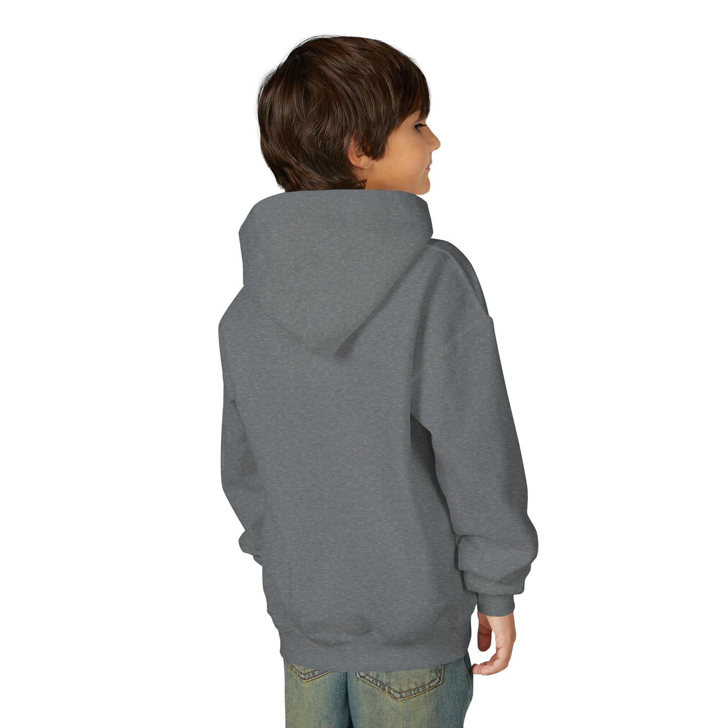 Youth Hooded Sweatshirt, Cozy Pullover for Kids, Ideal for Casual Wear, Perfect for Holidays, Gift for Birthdays, Comfortable Layering