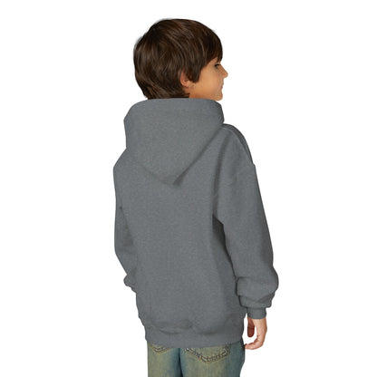 Youth Hooded Sweatshirt, Cozy Pullover for Kids, Ideal for Casual Wear, Perfect for Holidays, Gift for Birthdays, Comfortable Layering