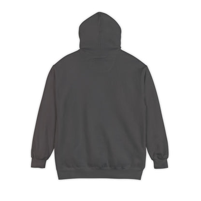 Cosy Unisex Garment-Dyed Hoodie with Unique Red Design | Ideal for Casual Wear, Gift Ideas, Men & Women, Cozy Layering, Fall Fashion