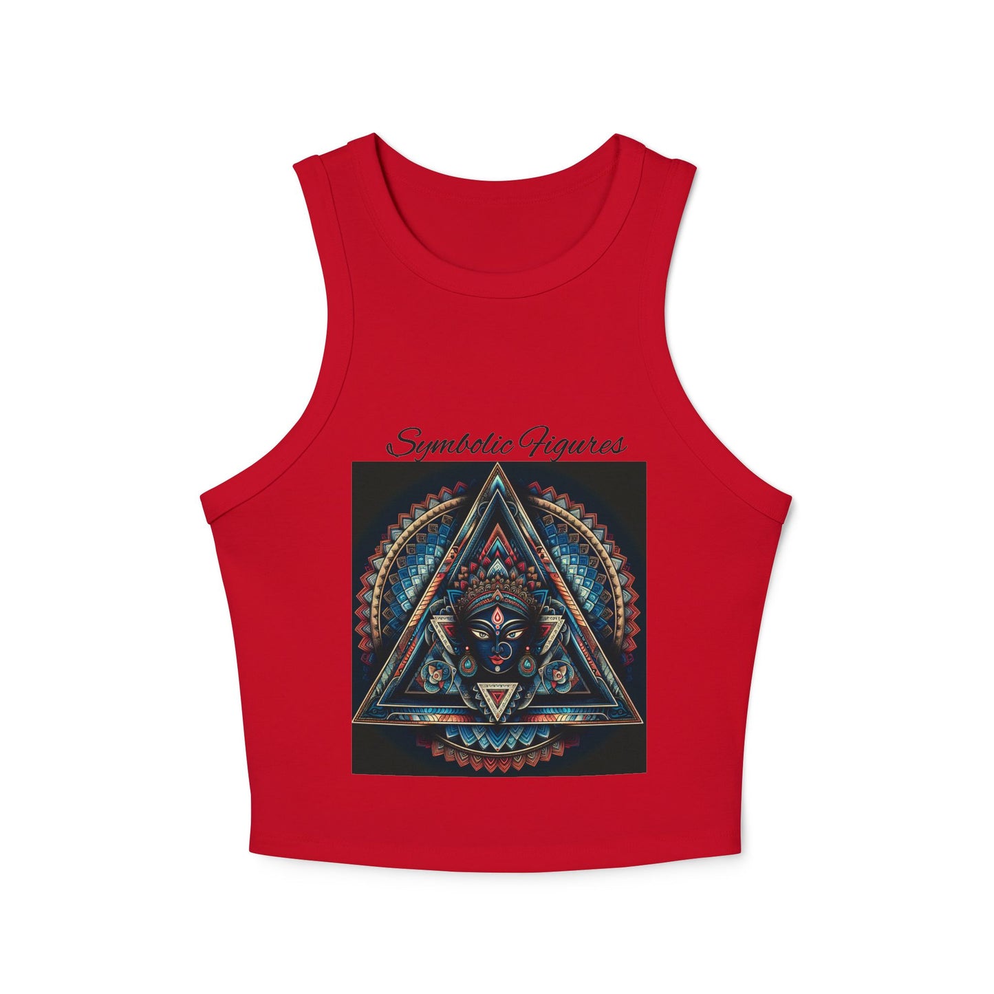 Bohemian Spirit Racer Tank Top | Yoga, Festival Wear, Summer Vibes, Comfortable Top, Graphic Tee