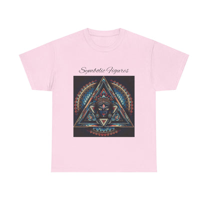 Symbiotic Figures Graphic Tee, Unisex Cotton T-Shirt, Psychedelic Art Shirt, Bohemian Style Tee, Mindful Wear, Festival Clothing