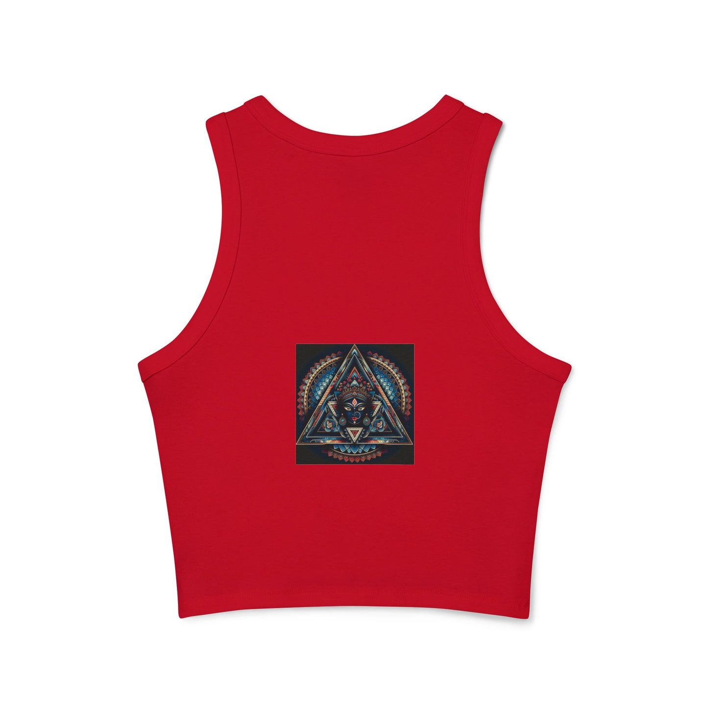 Bohemian Spirit Racer Tank Top | Yoga, Festival Wear, Summer Vibes, Comfortable Top, Graphic Tee