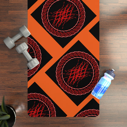 Mandala Pattern Rubber Yoga Mat | Non-Slip Exercise Mat for Yoga and Fitness