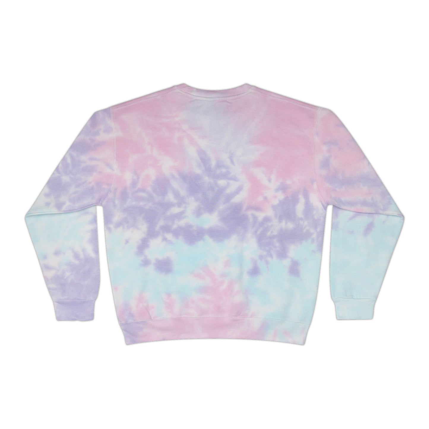 Trendy Tie-Dye Sweatshirt with Geometric Design, Cozy Unisex Outerwear, Perfect for Casual Wear, Gift for Friends, Stylish Layering
