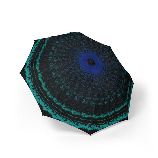 Mandala Print Foldable Umbrella - Compact Travel Umbrella, Stylish Rain Protection, Unique Gift for Women, Outdoor Essentials, [...]