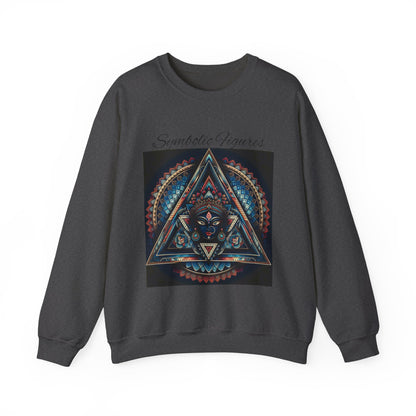Abstract Art Crewneck Sweatshirt - Boho Style, Unisex Gift, Cozy Fashion, Art Lover Gift, Unique Sweatshirt, Relaxed Aesthetic