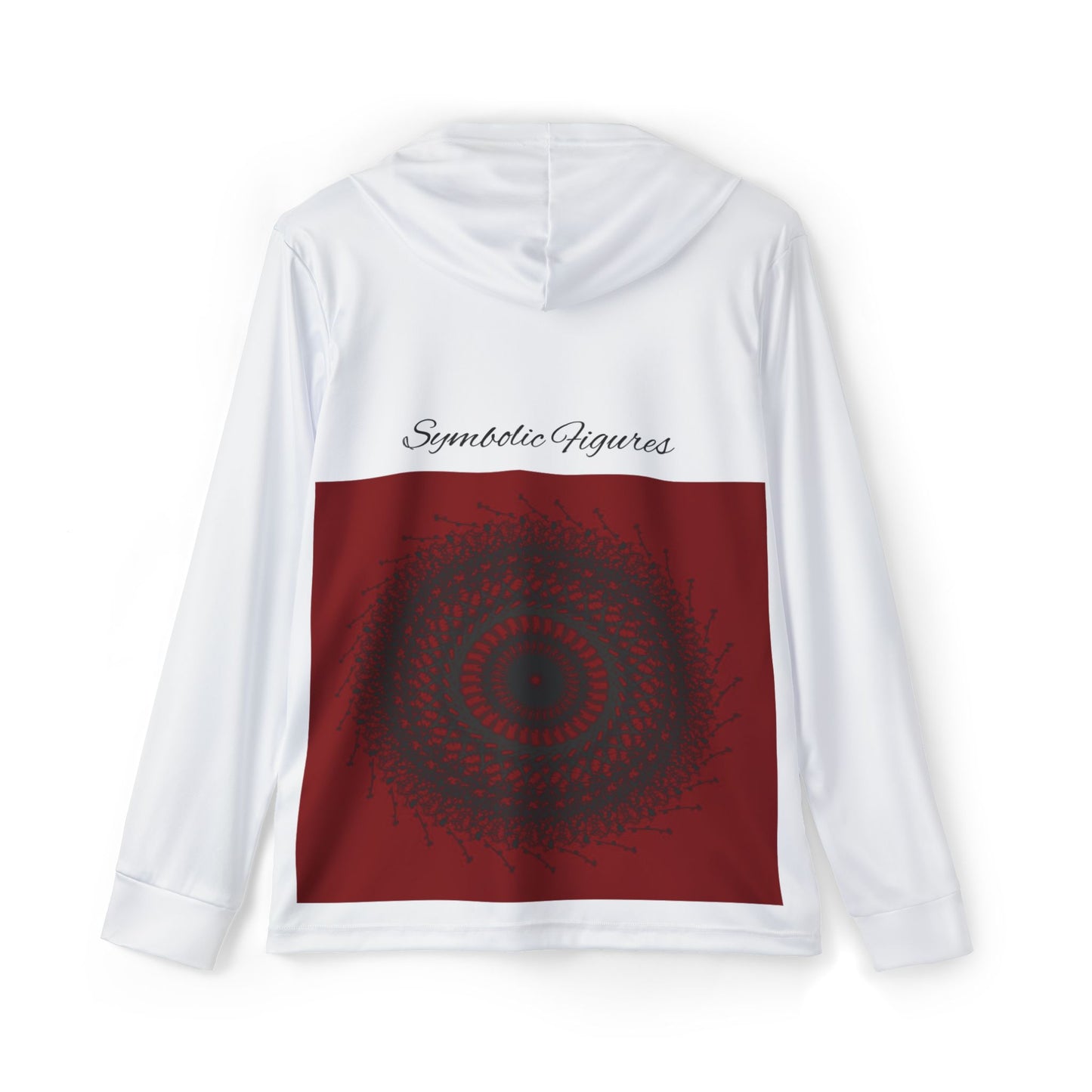 Men's Sports Warmup Hoodie – Symbolic Figures Design for Active Lifestyle