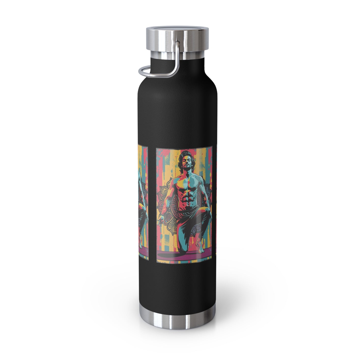 Colorful Insulated Water Bottle - 22oz - Perfect for Fitness, Travel, Hydration, Gifts & Eco-Conscious Living