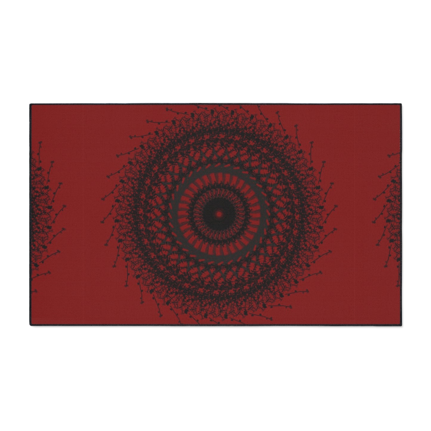 Stylish Heavy Duty Floor Mat with Mandala Design - Durable Home Decor