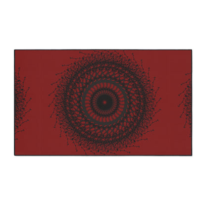 Stylish Heavy Duty Floor Mat with Mandala Design - Durable Home Decor
