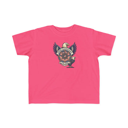 Toddler T‑Shirt – Vintage Eagle Emblem “American Pride” Kids Tee
