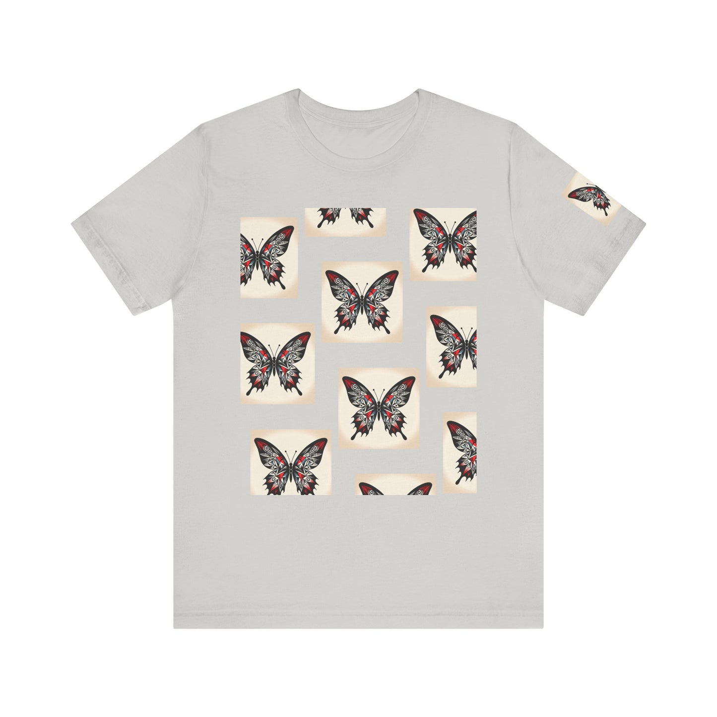 Butterfly Graphic Tee | Unisex Short Sleeve Shirt, Casual Wear, Nature Lover Gift, Boho Style, Summer Fashion