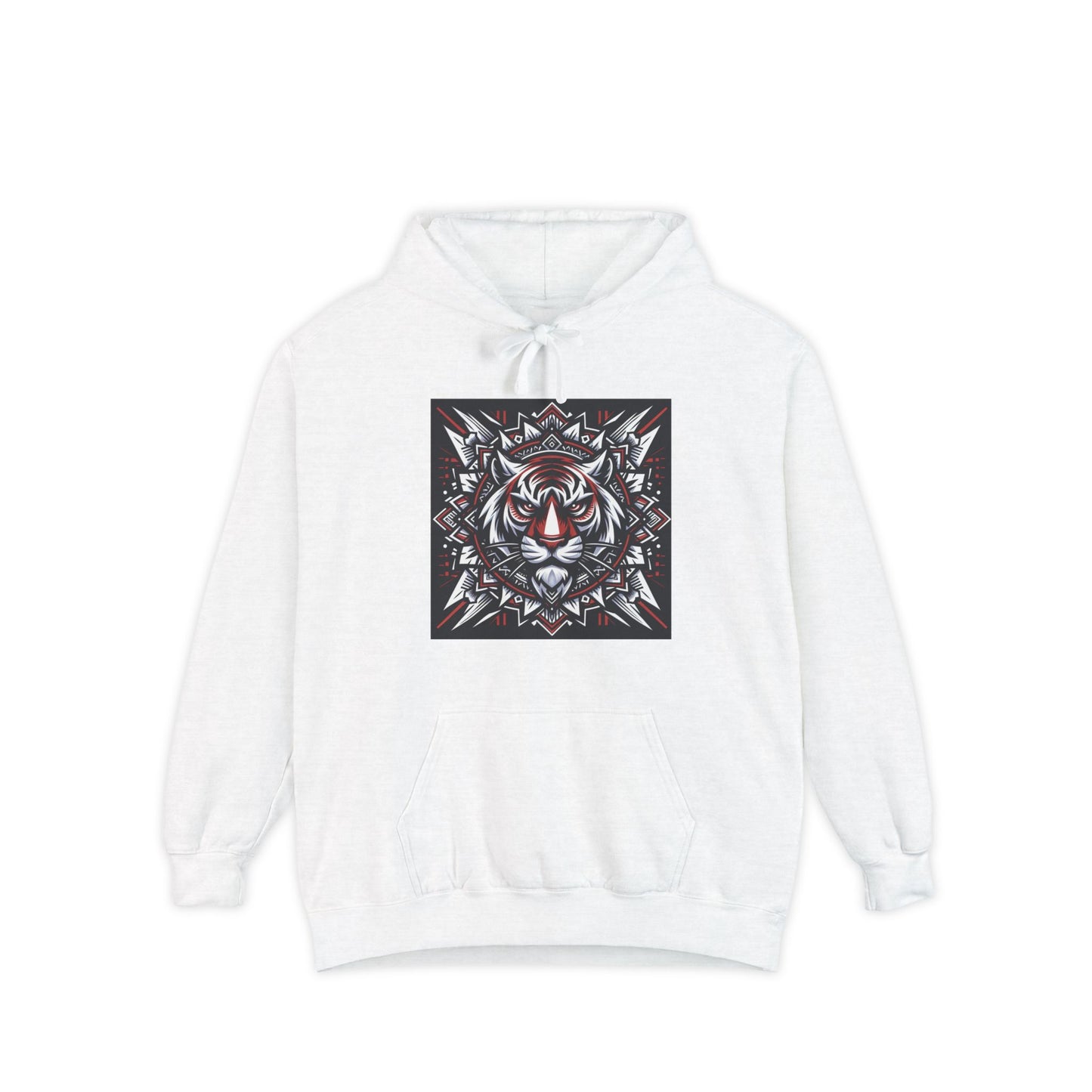 Fearless Tiger Design Hoodie, Cozy Unisex Hoodie, Gift for Him/Her, Stylish Casual Wear, Cool Streetwear