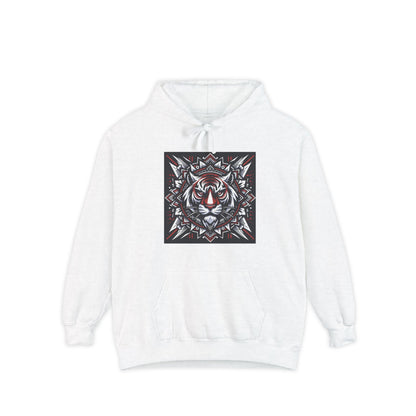 Fearless Tiger Design Hoodie, Cozy Unisex Hoodie, Gift for Him/Her, Stylish Casual Wear, Cool Streetwear