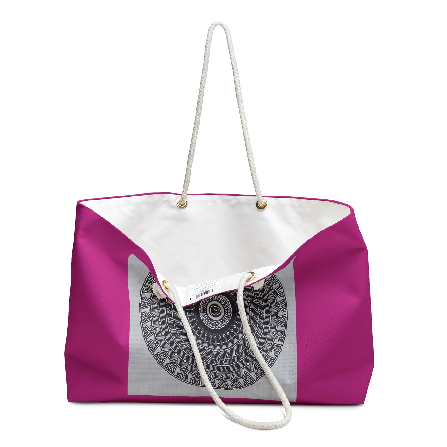 Pink Chic Mandala Weekender Bag - Stylish Tote for Travel & Getaways