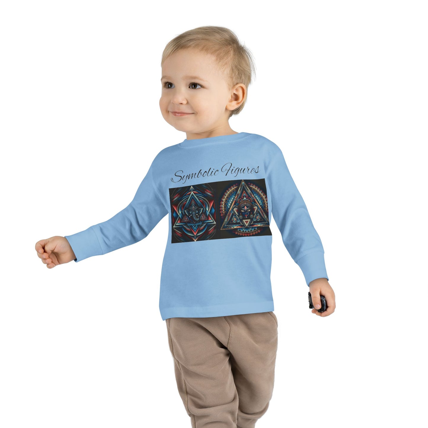 Toddler Long Sleeve Tee, Colorful Graphic Tee, Kids Playwear, Toddler Gift, Birthday Shirt, Baby Shower Gift
