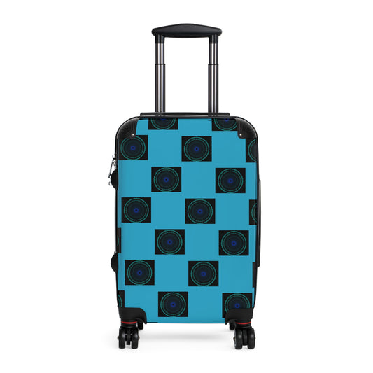 Vibrant Travel Suitcase, Unique Pattern Carry-On, Stylish Luggage for Travelers, Travel Accessories, Gift for Adventurers