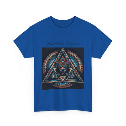 Symbiotic Figures Graphic Tee, Unisex Cotton T-Shirt, Psychedelic Art Shirt, Bohemian Style Tee, Mindful Wear, Festival Clothing