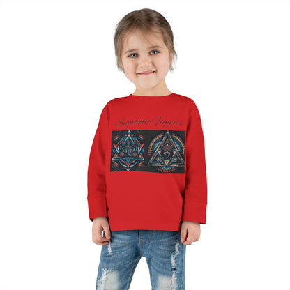 Toddler Long Sleeve Tee, Colorful Graphic Tee, Kids Playwear, Toddler Gift, Birthday Shirt, Baby Shower Gift