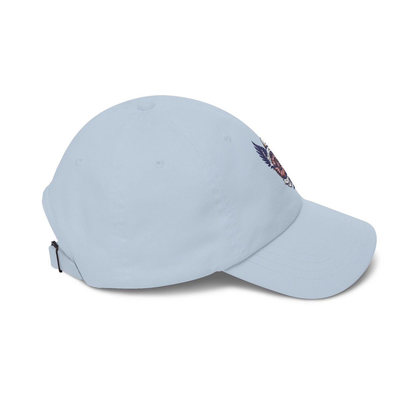 Dad Cap with Retro Eagle Crest Embroidered Patch