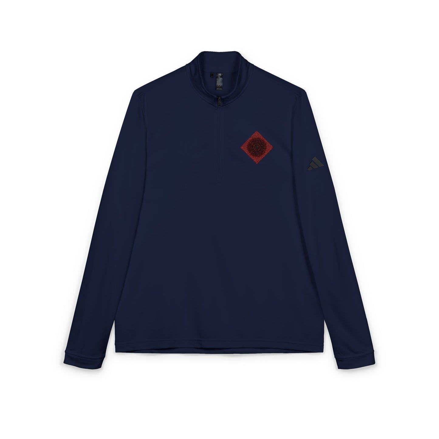 Adidas Quarter-Zip Pullover - Red Mandala Inspired