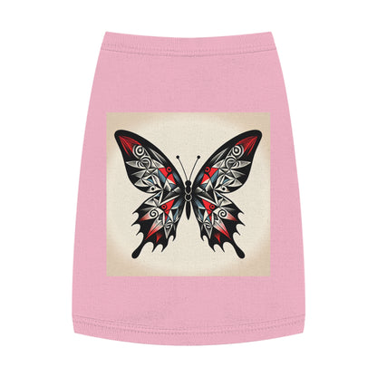 Butterfly Pet Tank Top, Summer Pet Apparel, Cute Dog Shirt, Stylish Cat Tank, Pet Gift for Warm Days, Pet Fashion