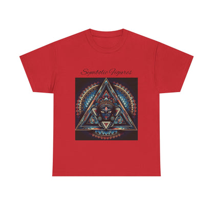 Symbiotic Figures Graphic Tee, Unisex Cotton T-Shirt, Psychedelic Art Shirt, Bohemian Style Tee, Mindful Wear, Festival Clothing
