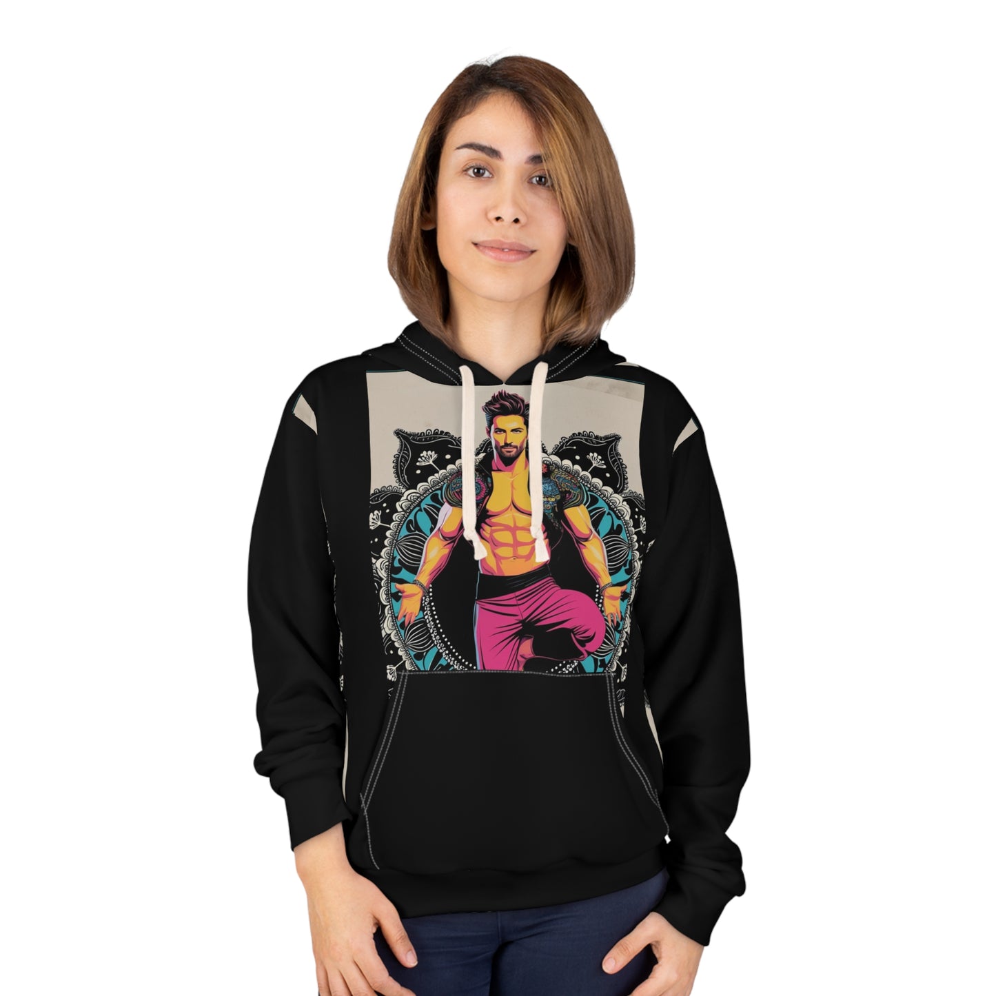 Bold Graphic Unisex Hoodie for Comfort and Style, Trendy Streetwear, Perfect Gift for Him or Her, Cozy Fashion Layer