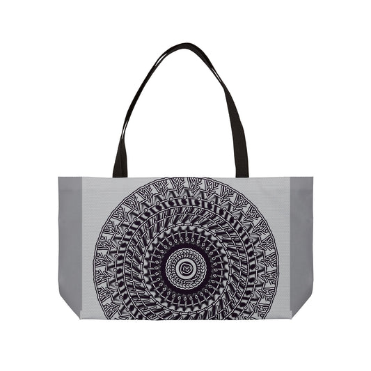 Inspiring Mandala Weekender Tote Bag - Stylish Travel Accessory for Adventurers