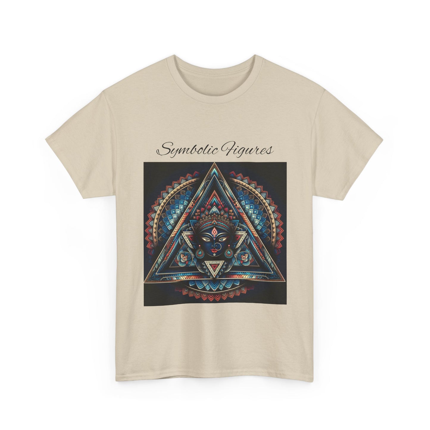 Symbiotic Figures Graphic Tee, Unisex Cotton T-Shirt, Psychedelic Art Shirt, Bohemian Style Tee, Mindful Wear, Festival Clothing